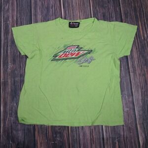 Diet Mountain Dew Shirt Mens Small NASCAR Racing Dale Earnhardt Jr Chase 2010s
